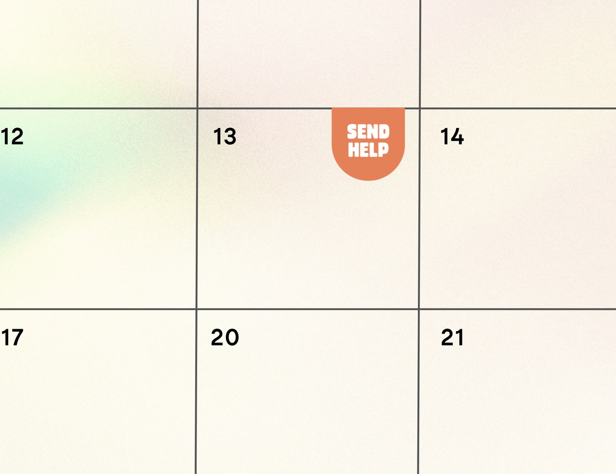 Bad Day Mood Calendar Tag Sticker Sheet