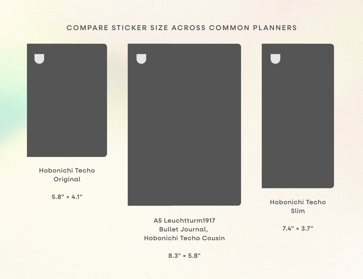 Work Life Calendar Tag Sticker Sheet