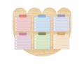 Short To Do List Stickers, Macaron Dreams