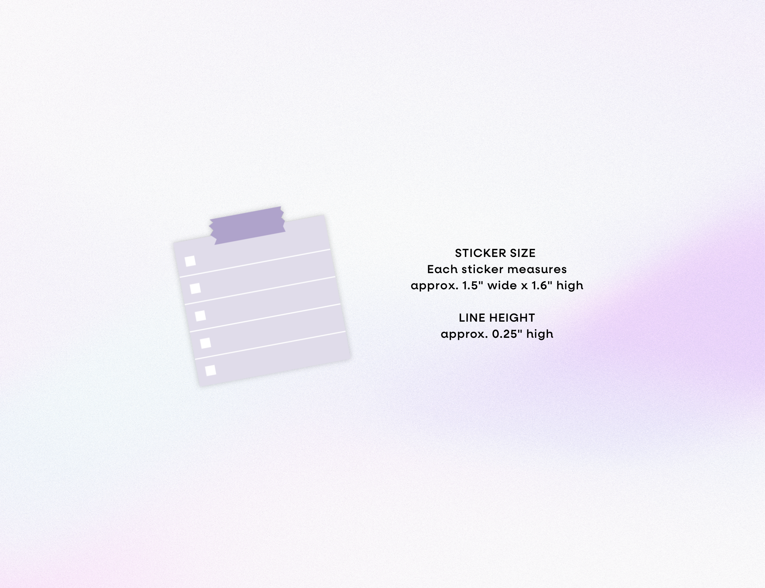Short To Do List Stickers, Bright Side