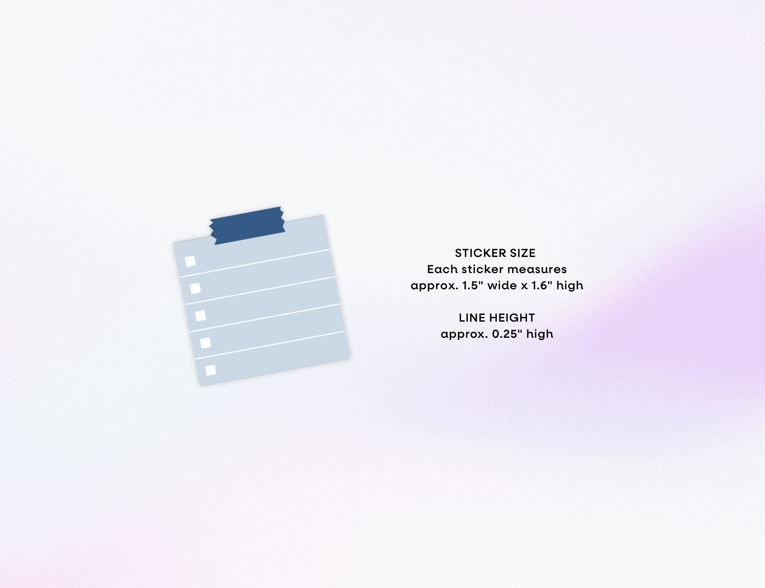 Short To Do List Stickers, Jewel Tones