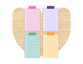 Long To Do List Stickers, Color Pop
