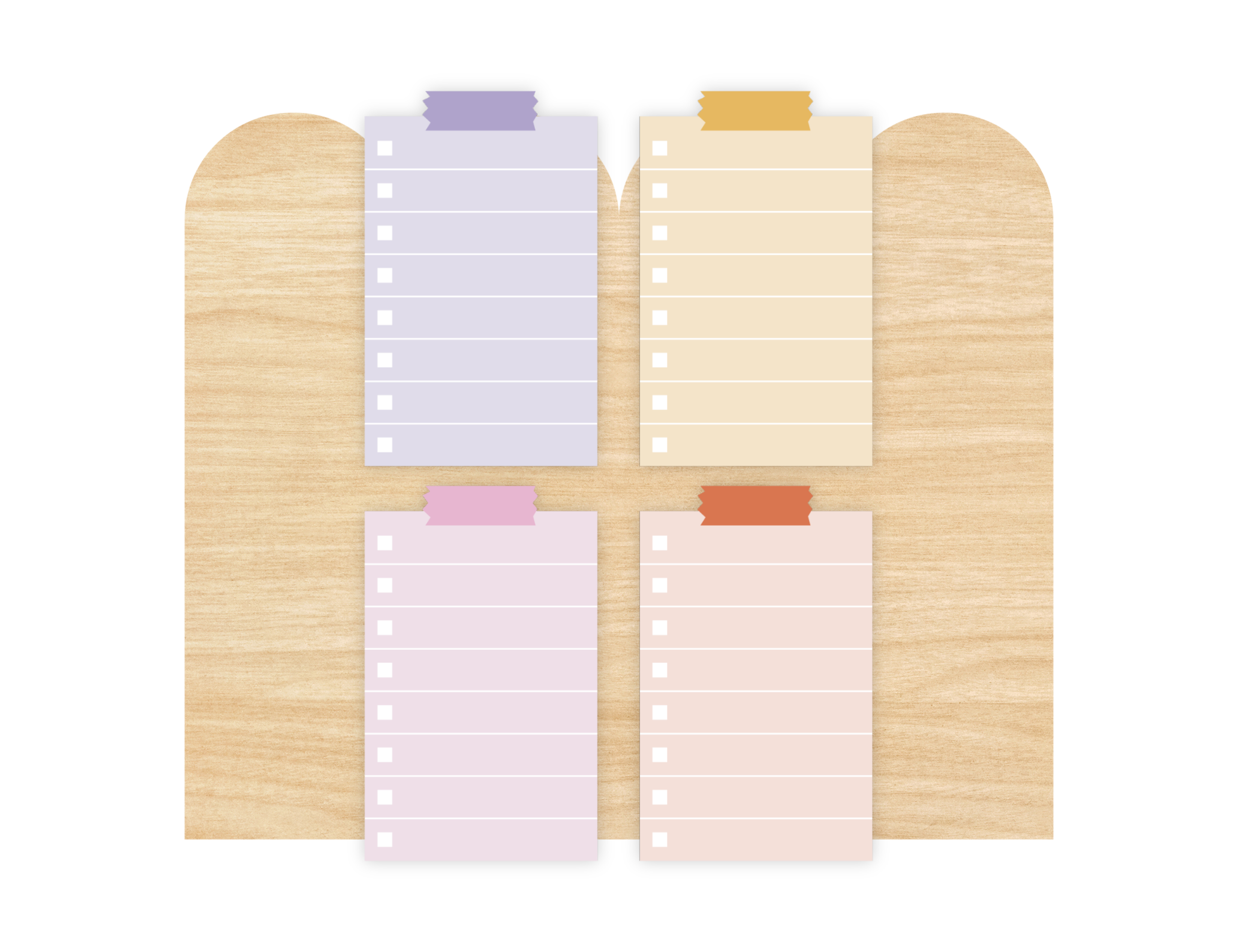 Long To Do List Stickers, Bright Side