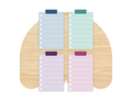 Long To Do List Stickers, Jewel Tones
