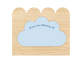 Cloud Bookplate Labels, Set of 10