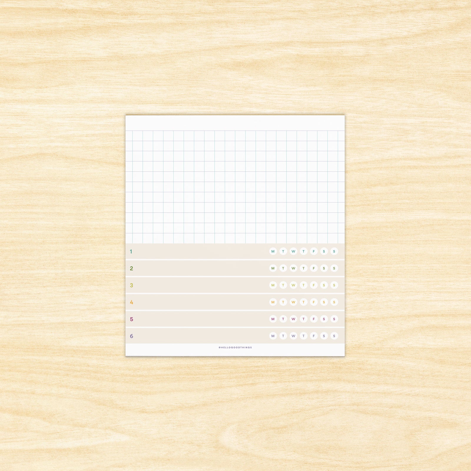 Grid x Little Wins Notepad