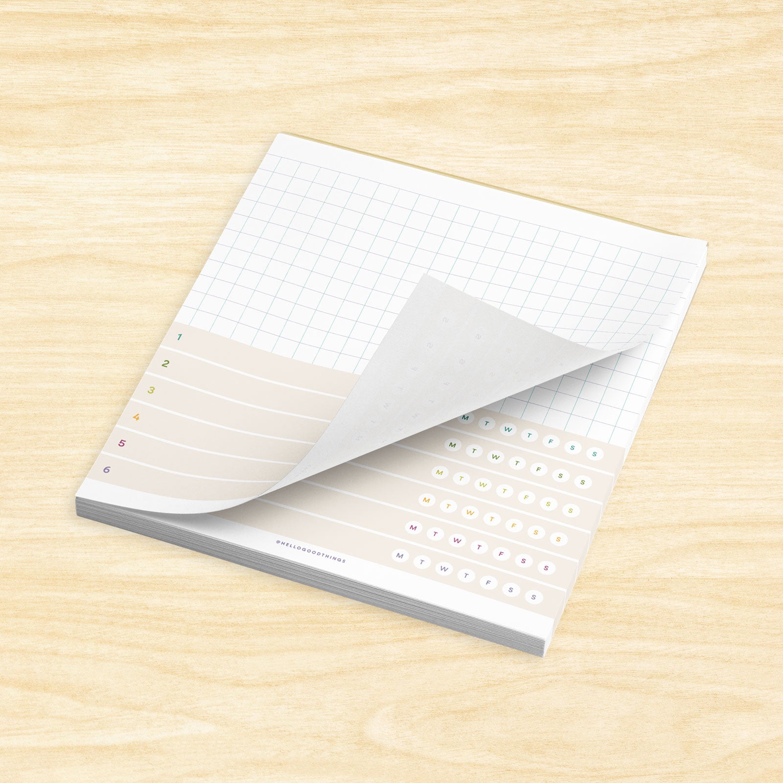Grid x Little Wins Notepad