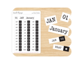 Date Labels, Typewriter