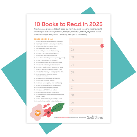 10 Books in 2025 Printable