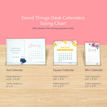 2024 Good Things Mini Desk Calendar