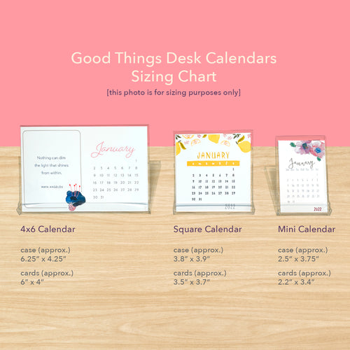 2025 Good Things Mini Desk Calendar