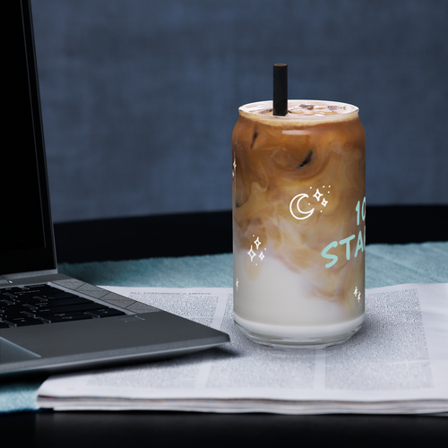 100% Stardust Glass Can by Good Things