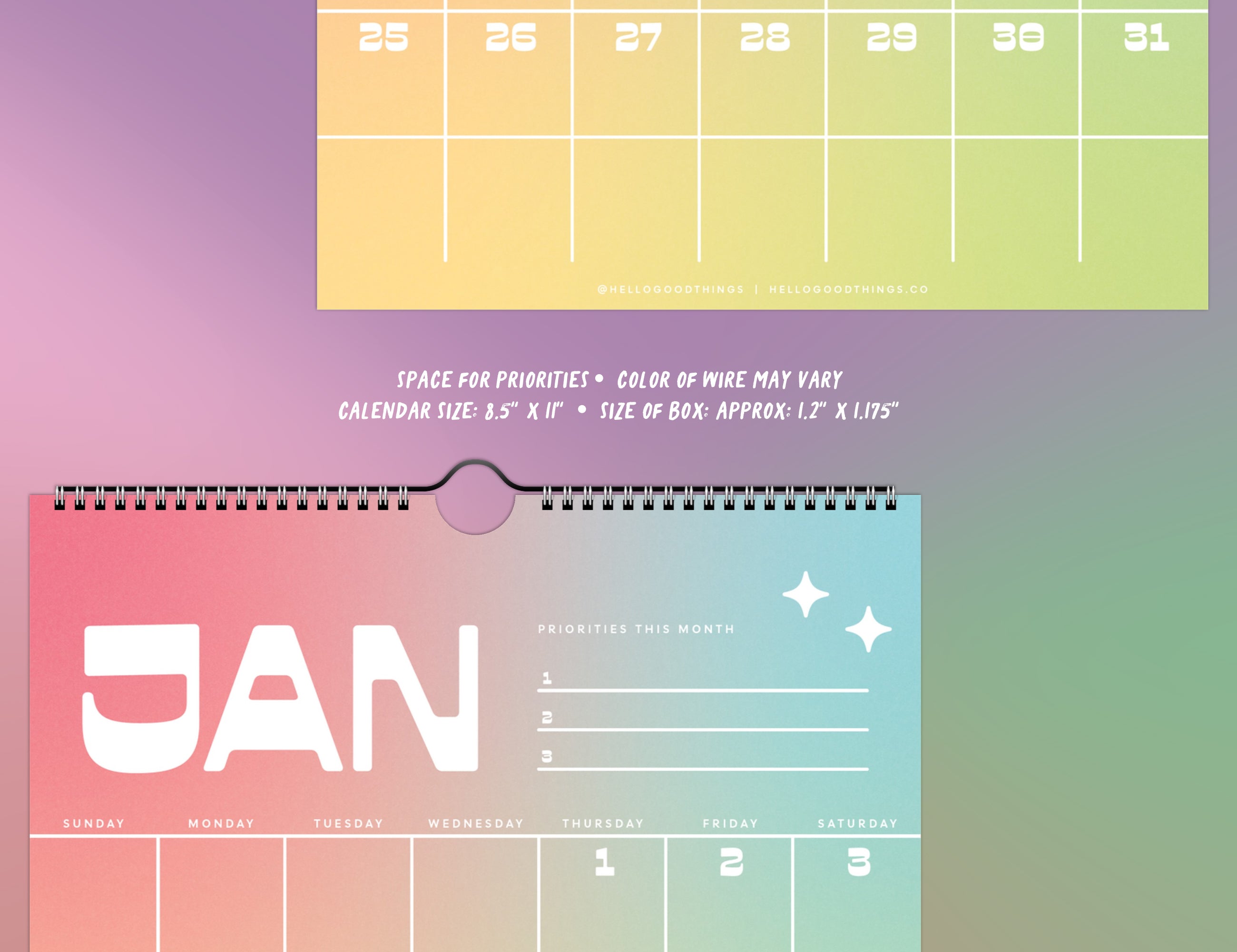 Aura Calendar, 2026 Calendar with Priorities