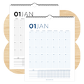 2026 Wall Calendar with Habit Tracker