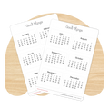 2026 Month Calendar Stickers