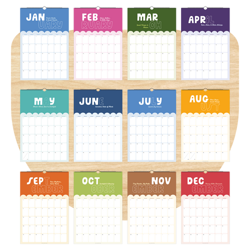 365 Days of Good Things, 2026 Large Wall Calendar (Sunday Start)