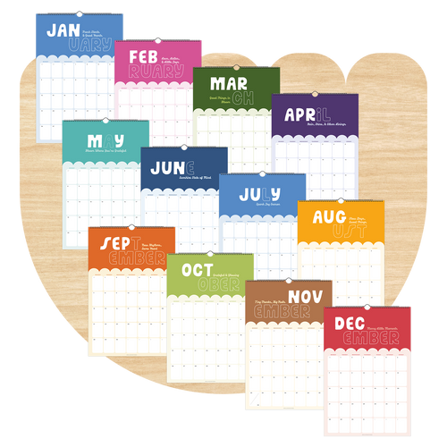 365 Days of Good Things, 2026 Large Wall Calendar (Monday Start)