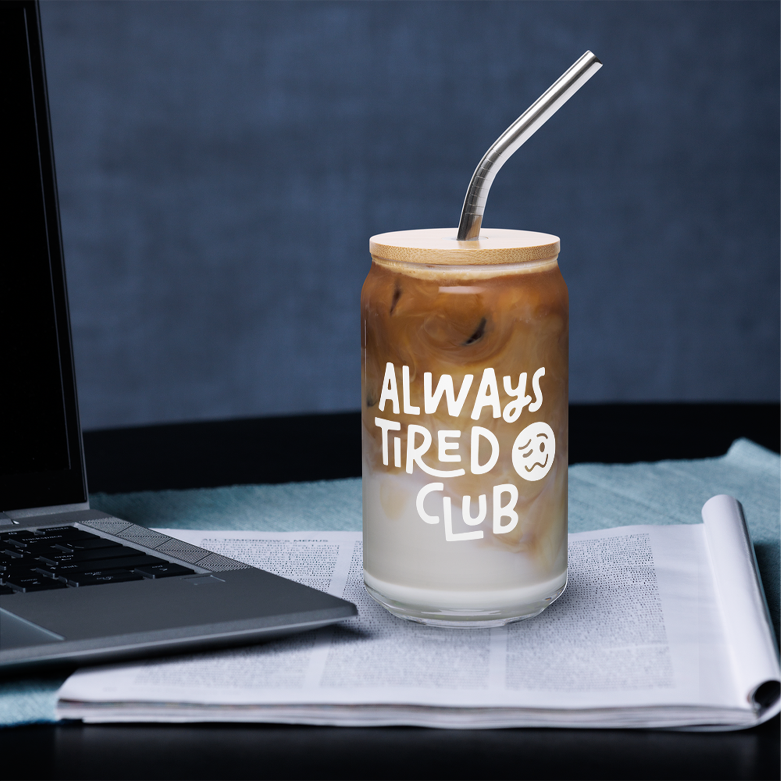 Always Tired Club Glass Can by Good Things