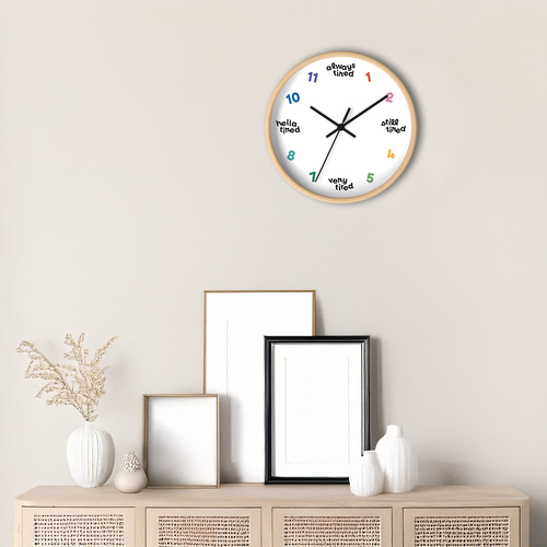 Always Tired Wall Clock by Good Things