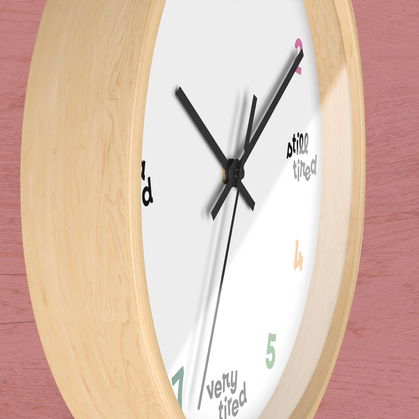 Always Tired Wall Clock by Good Things