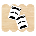 Finger Mustache Temporary Tattoos by Good Things