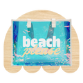 Beach Please Holographic Tote Bag