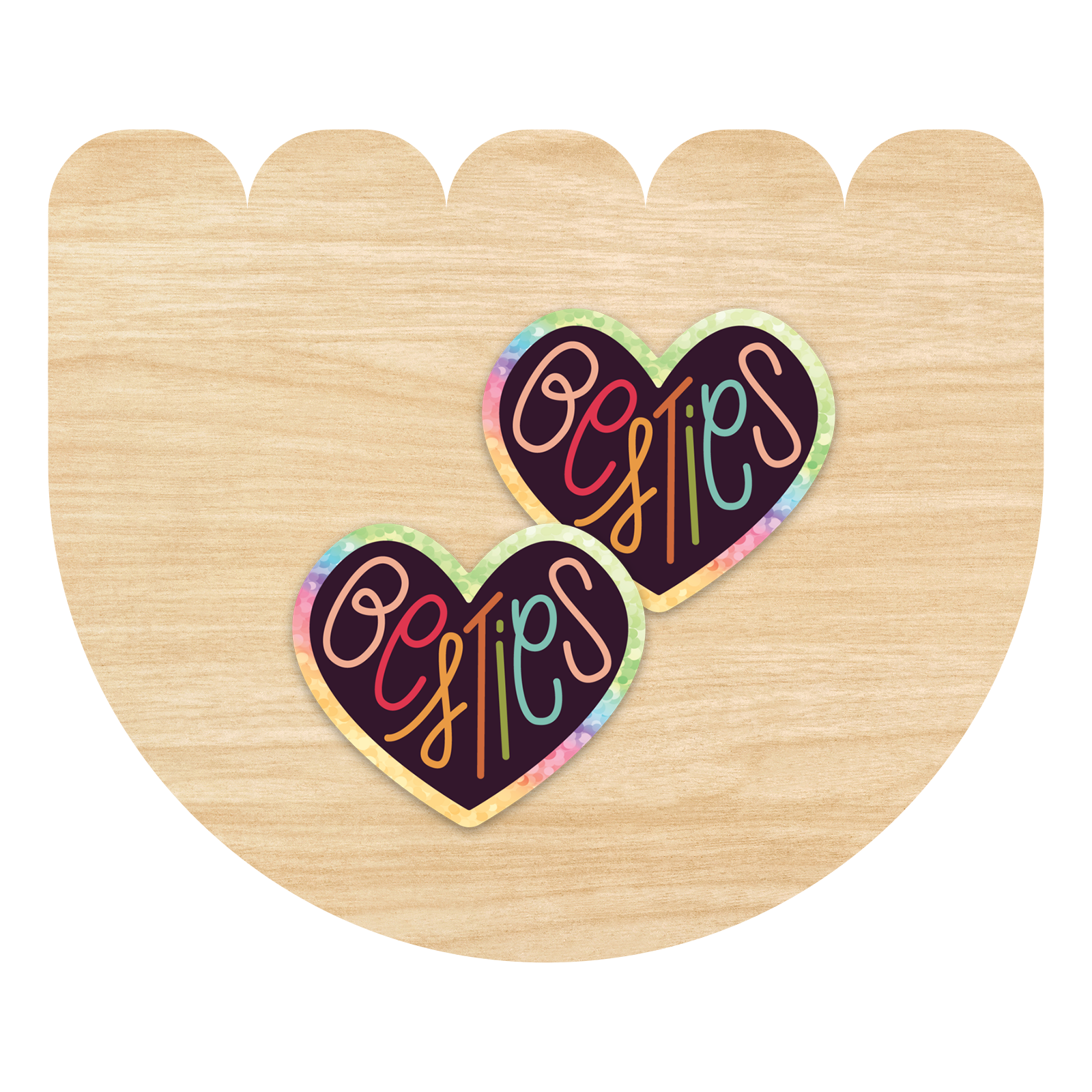 Besties Glitter Sticker Set by Good Things