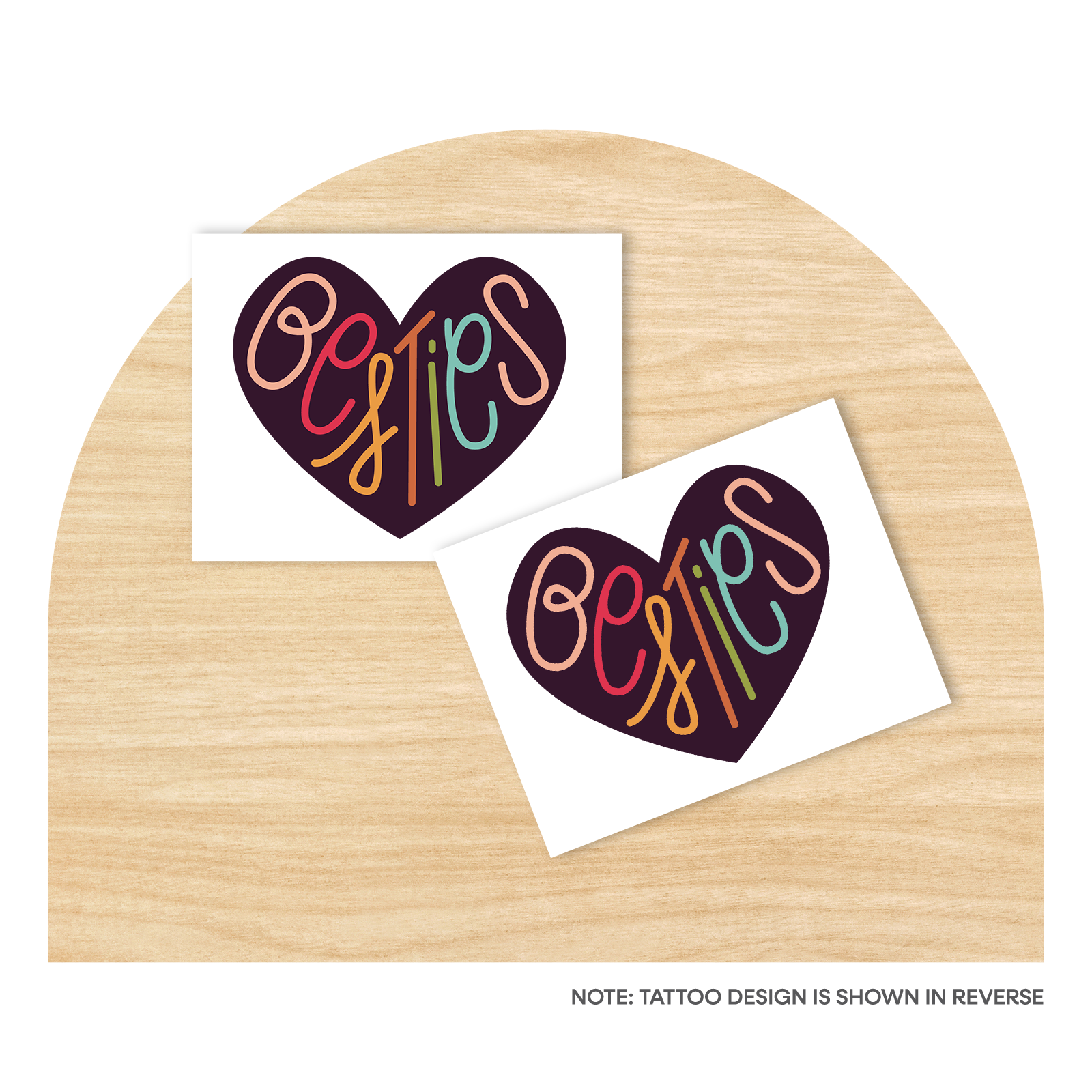 Besties Temporary Tattoos by Good Things