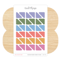 Blank Corners Sticker Sheet, Macaron Dreams