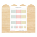 Blank Planner Divider Tabs - Pastel Neutral