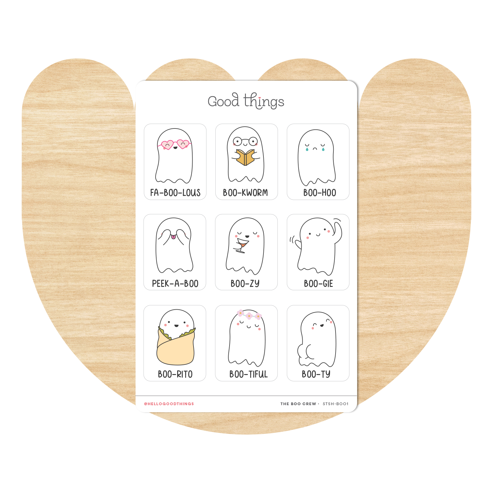 Boo Crew Stickers by Good Things