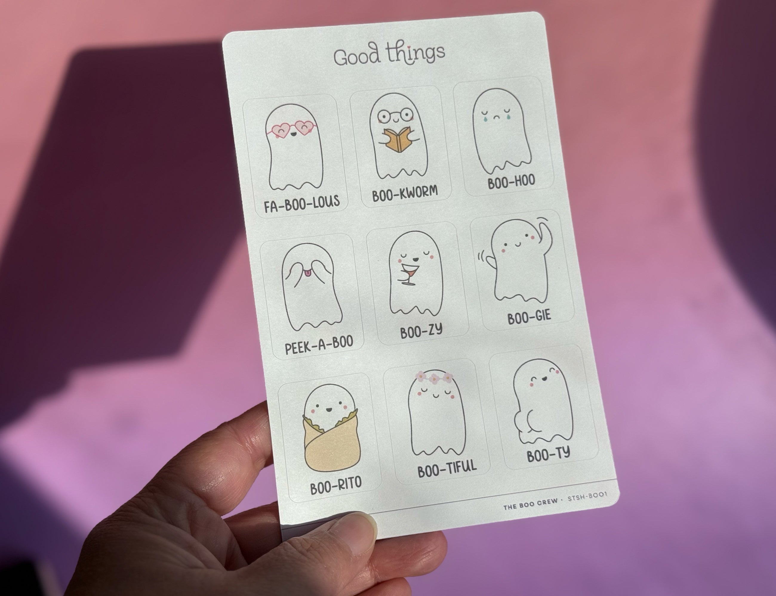 Boo Crew Stickers