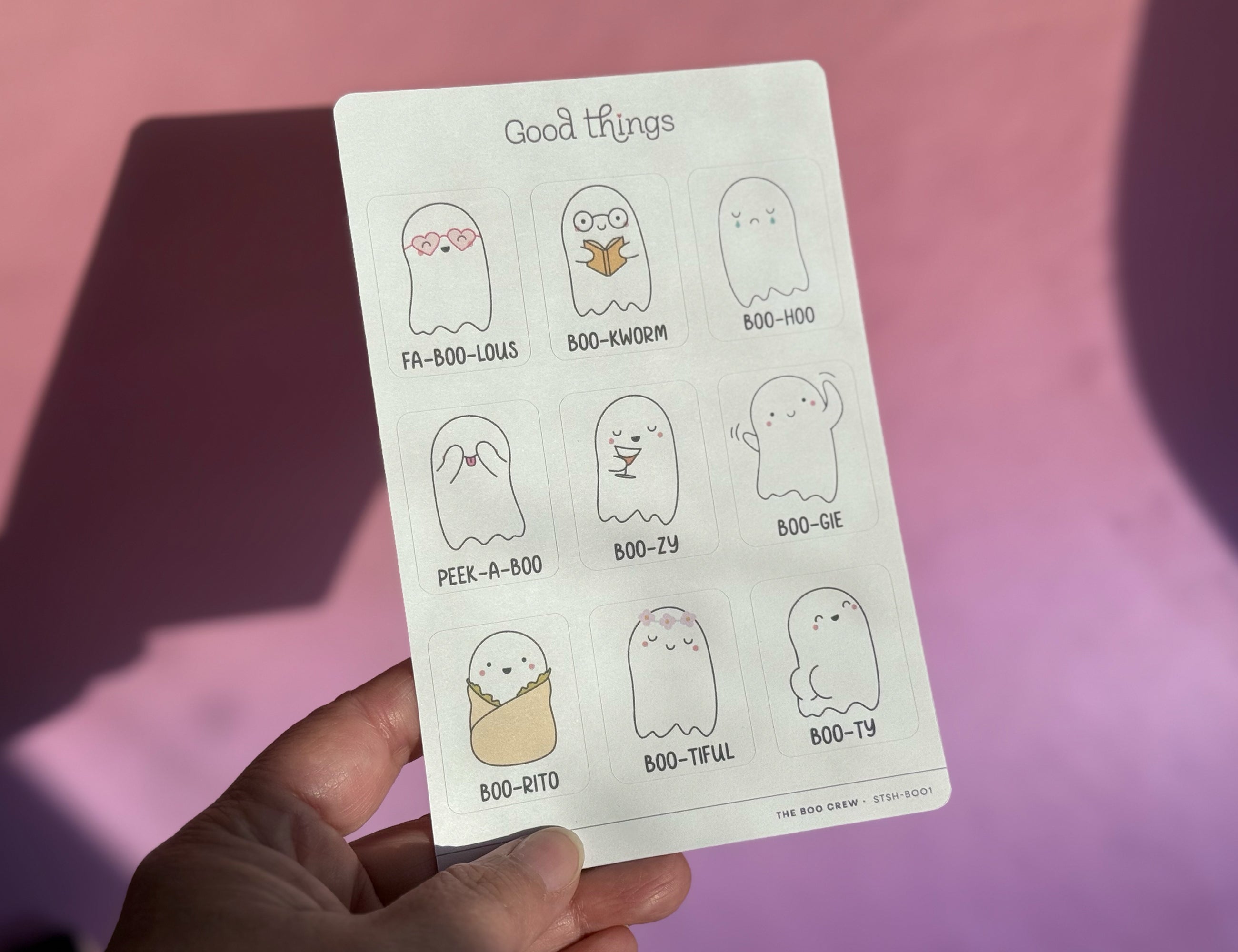 Boo Crew Stickers