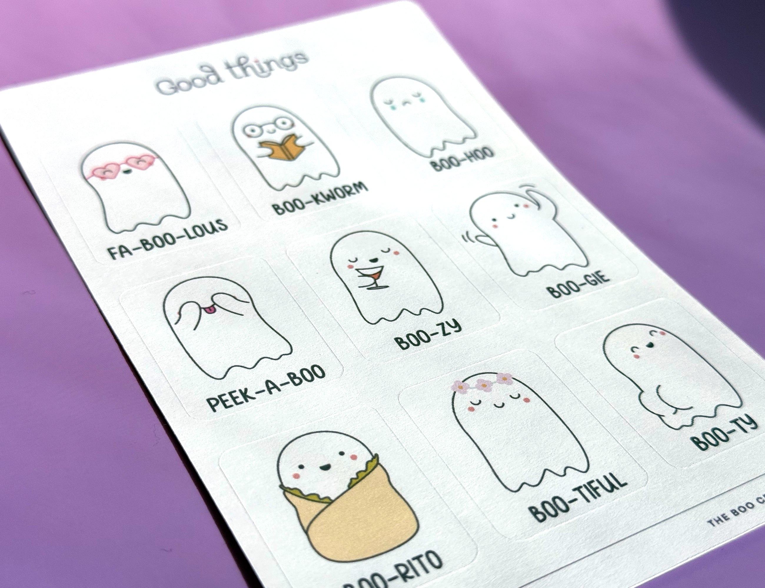 Boo Crew Stickers