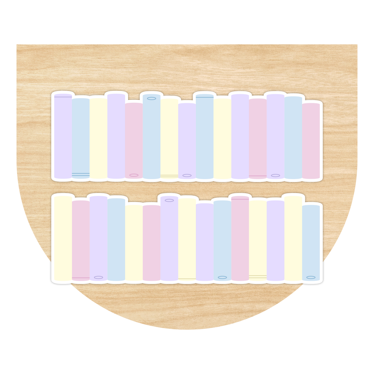 Library Shelf Sticker Book Shelf Reading Tracker Sticker Sheet, Color – Good Things