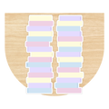 Book Stack Reading Tracker Sticker Sheet, Color