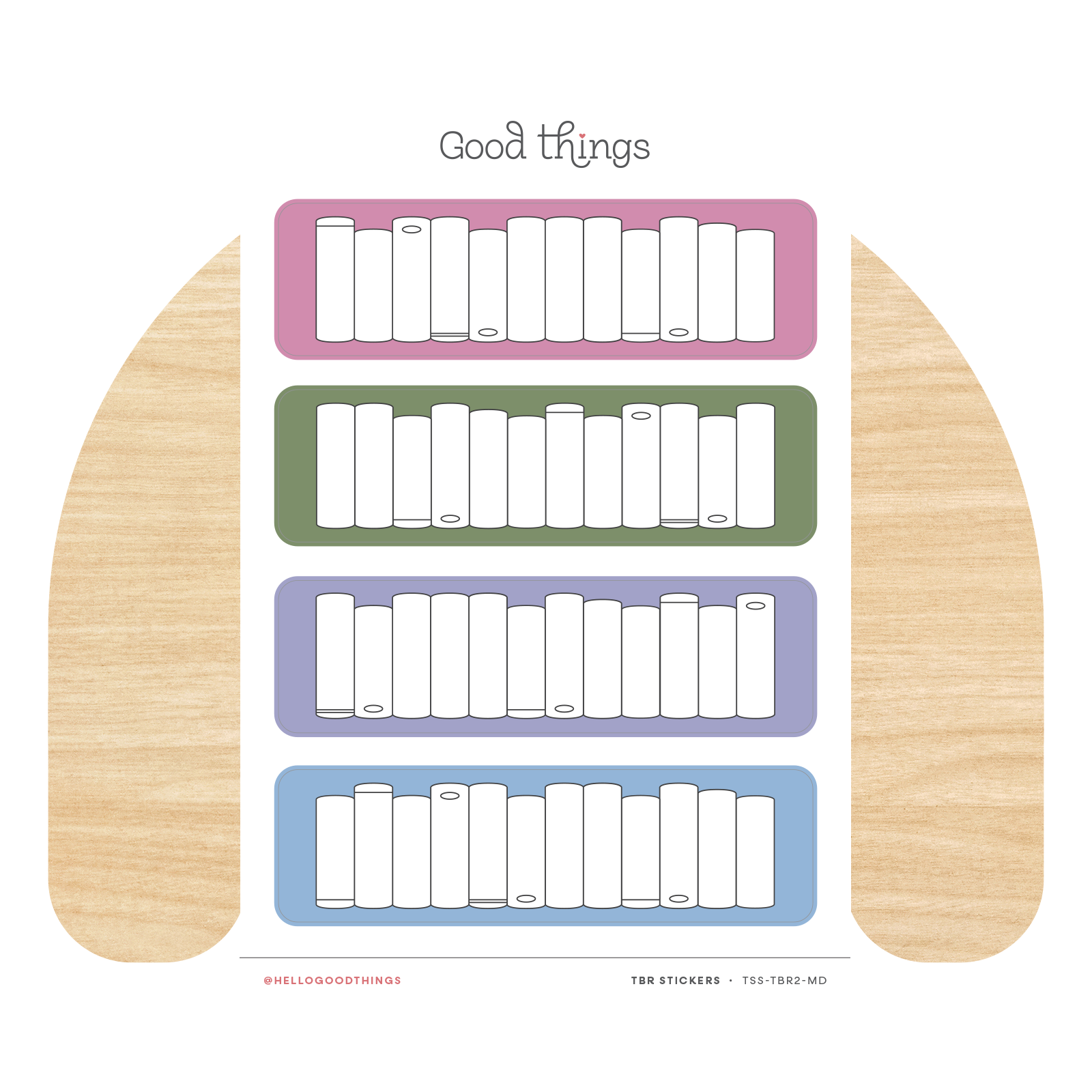 Book Tracker Sticker Sheet, Macaron Dreams