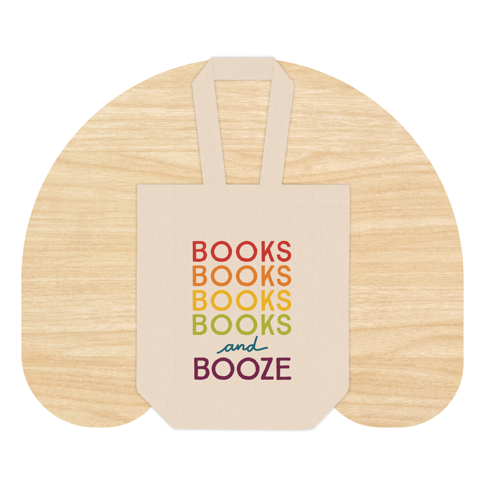 Books & Booze Wine Tote by Good Things