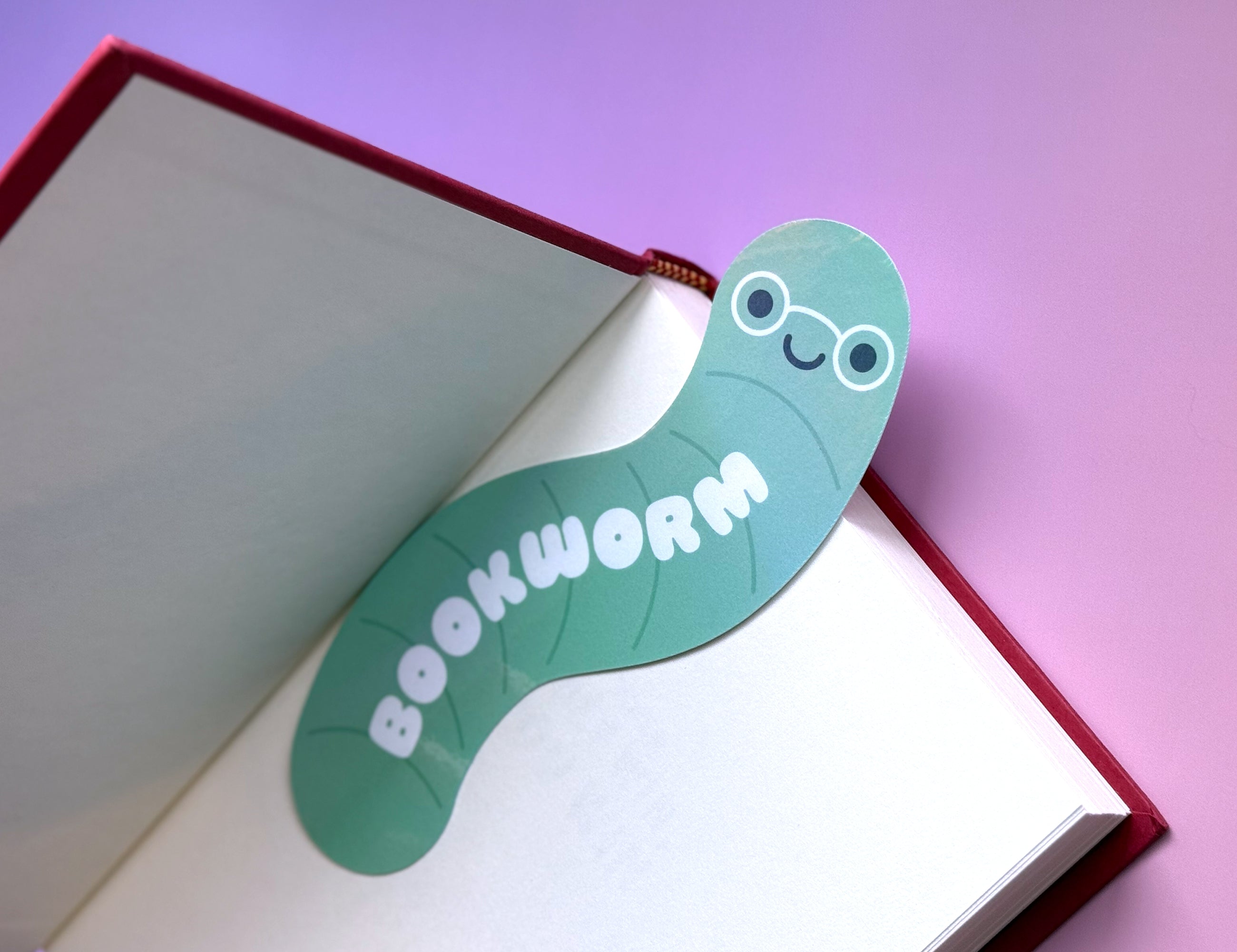 Bookworm Holographic Bookmark by Good Things