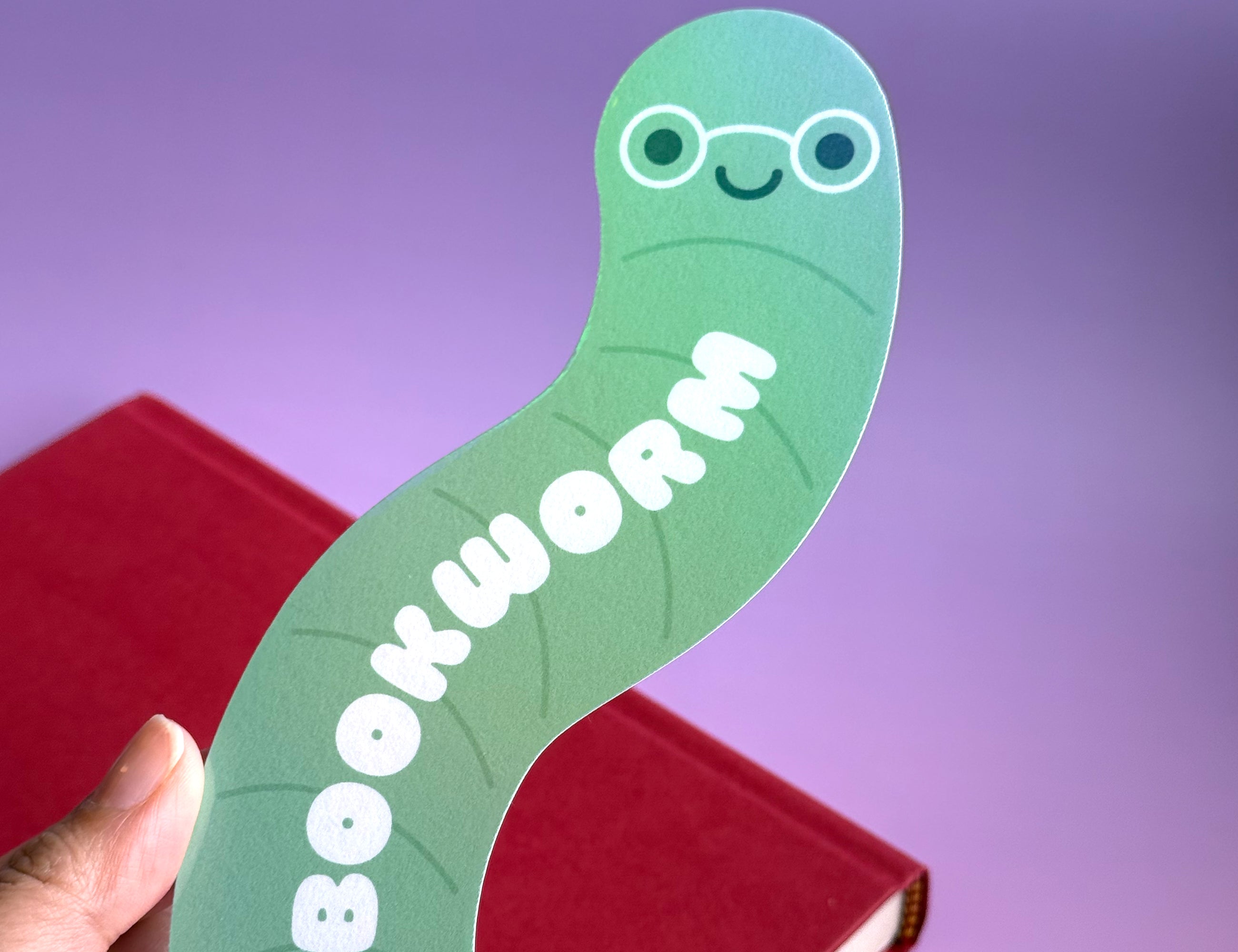Bookworm Holographic Bookmark by Good Things