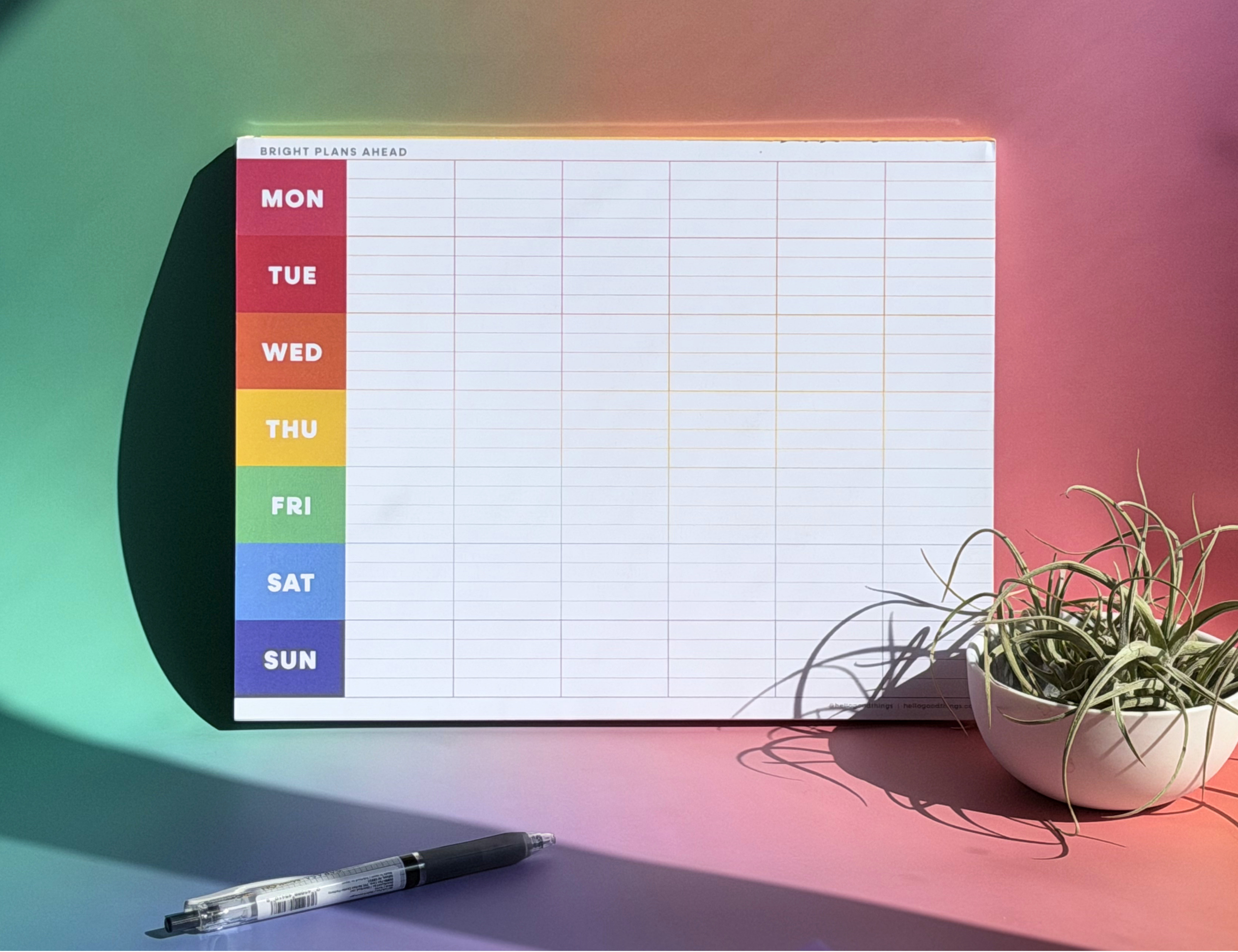 Bright Plans Ahead Notepad