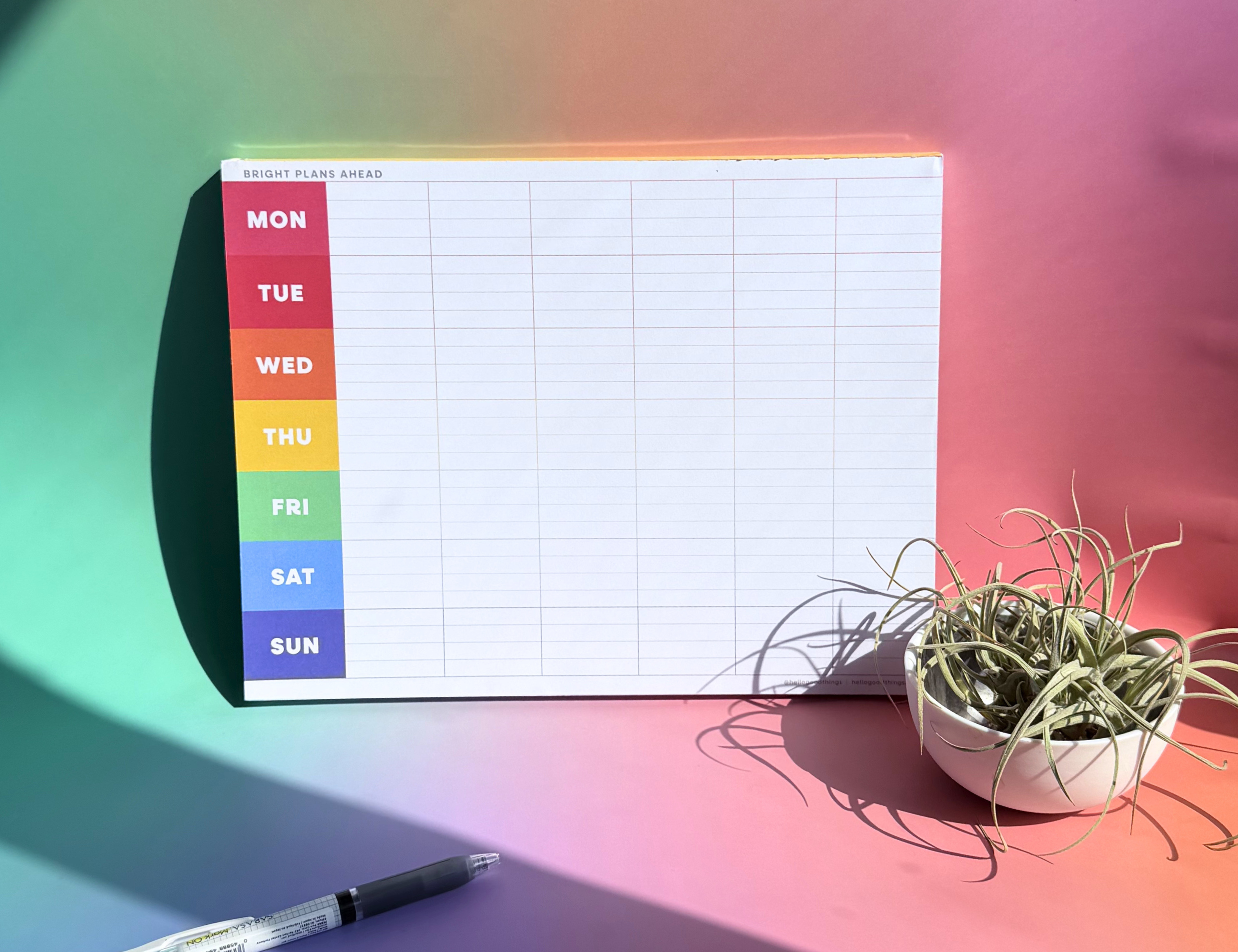 Bright Plans Ahead Notepad