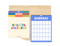 Bubble Undated Wall Calendar