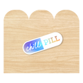 Chill Pill Holographic Sticker by Good Things