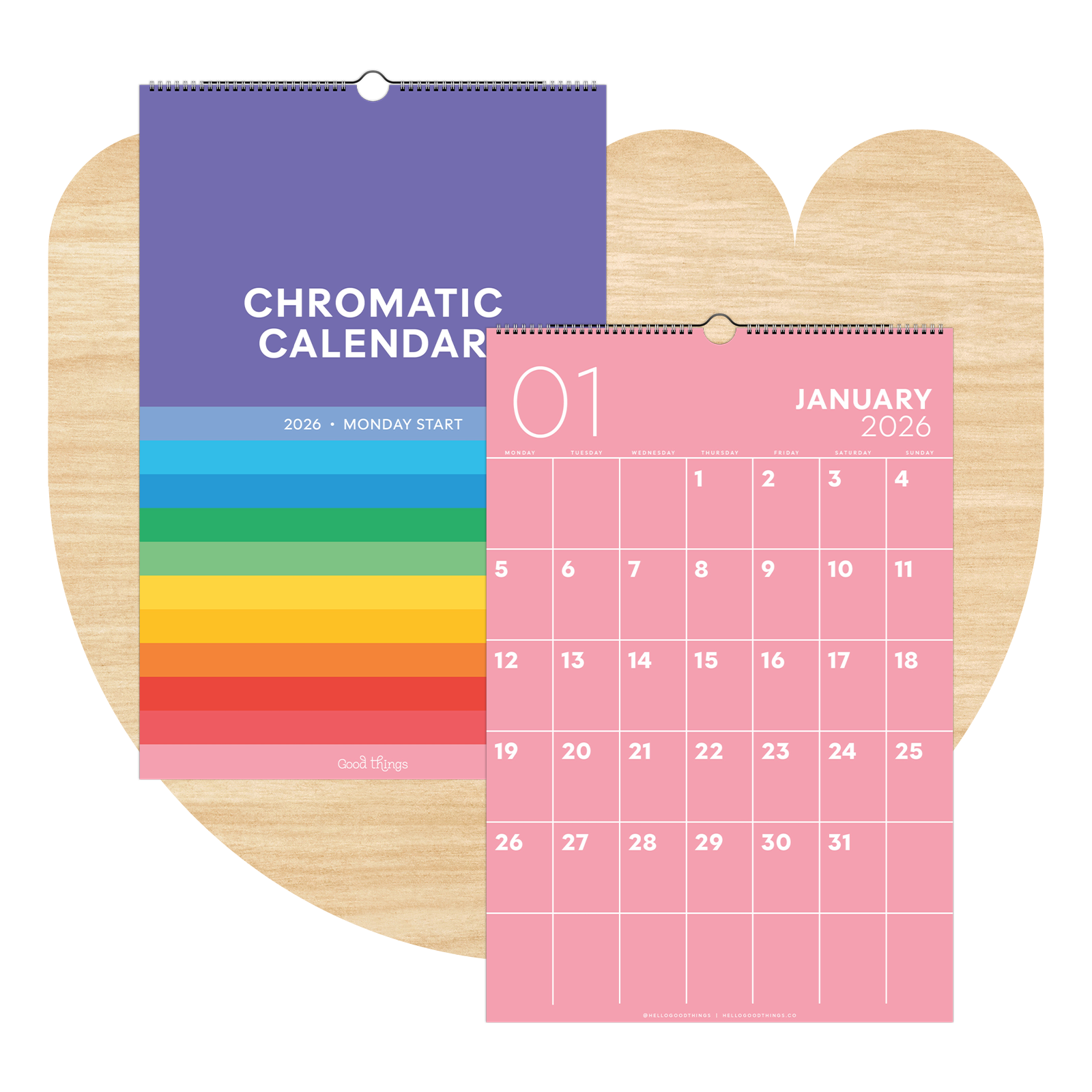 2026 Chromatic Calendar (Monday Start)