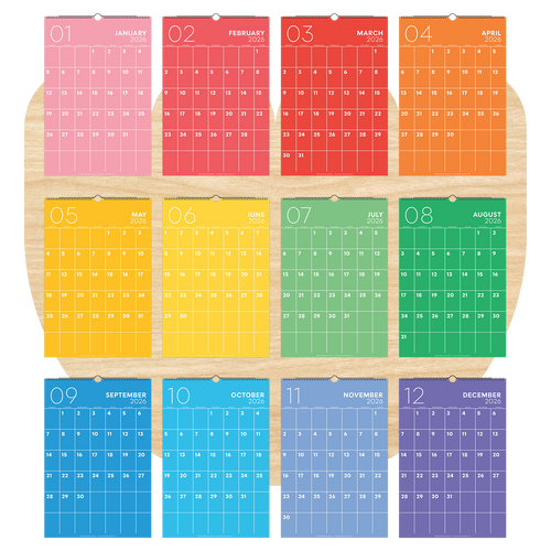 2026 Chromatic Calendar (Monday Start)