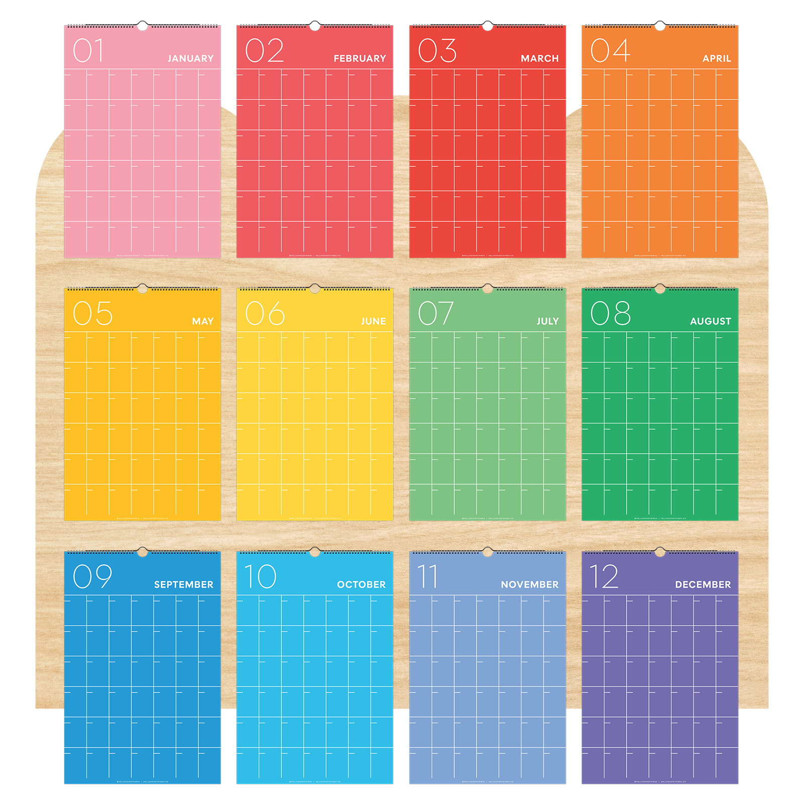 Undated Chromatic Calendar
