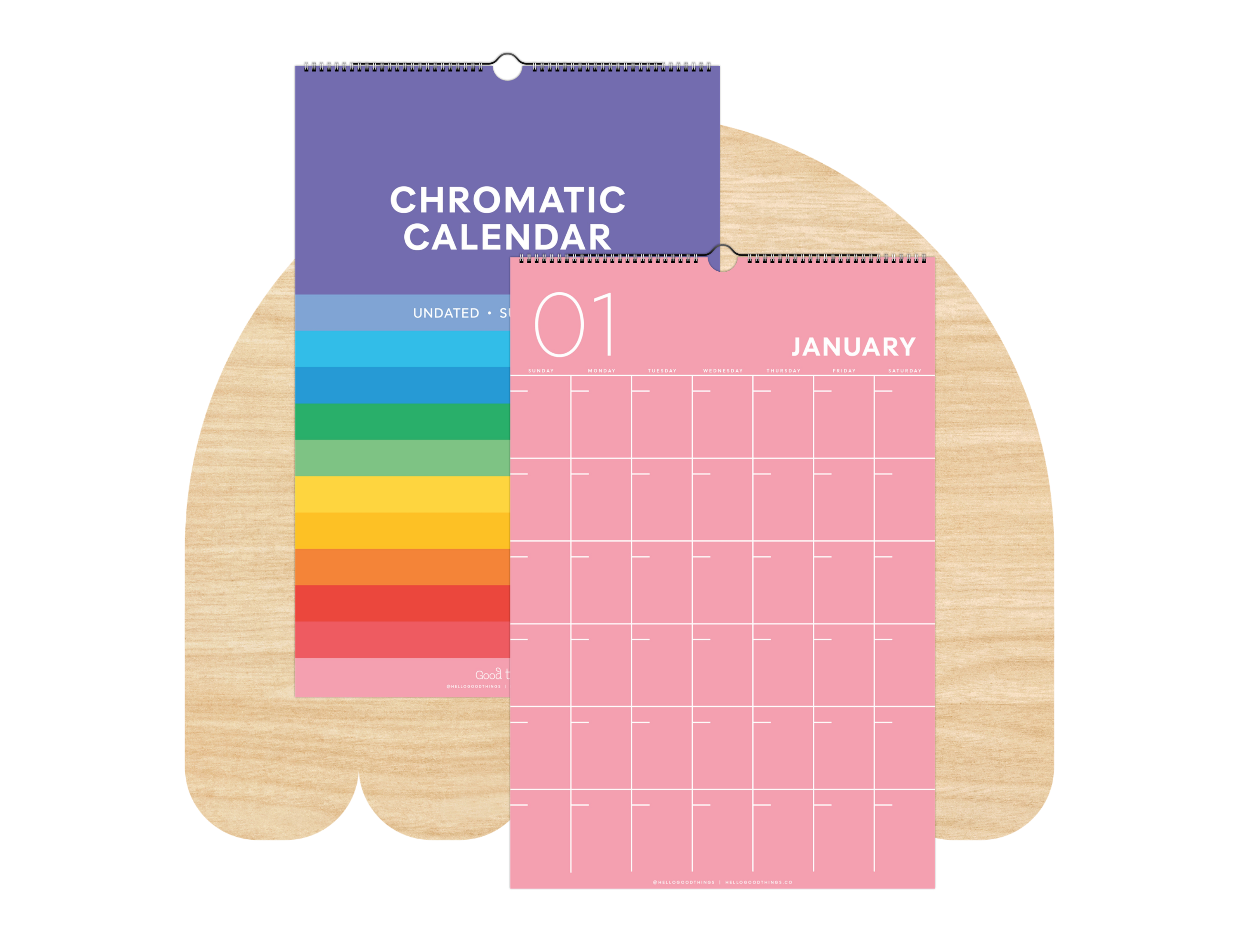 Chromatic Undated Wall Calendar