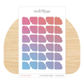Cloud Corners Sticker Sheet, Macaron Dreams