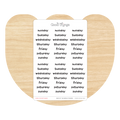 Days of the Week Stickers - Block